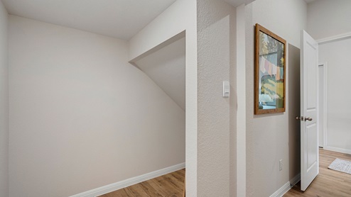 View of upstairs utility room.