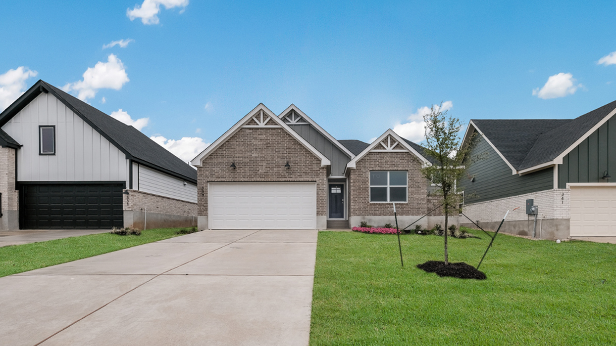 Bellvue Front Exterior- One Story - Elevation G