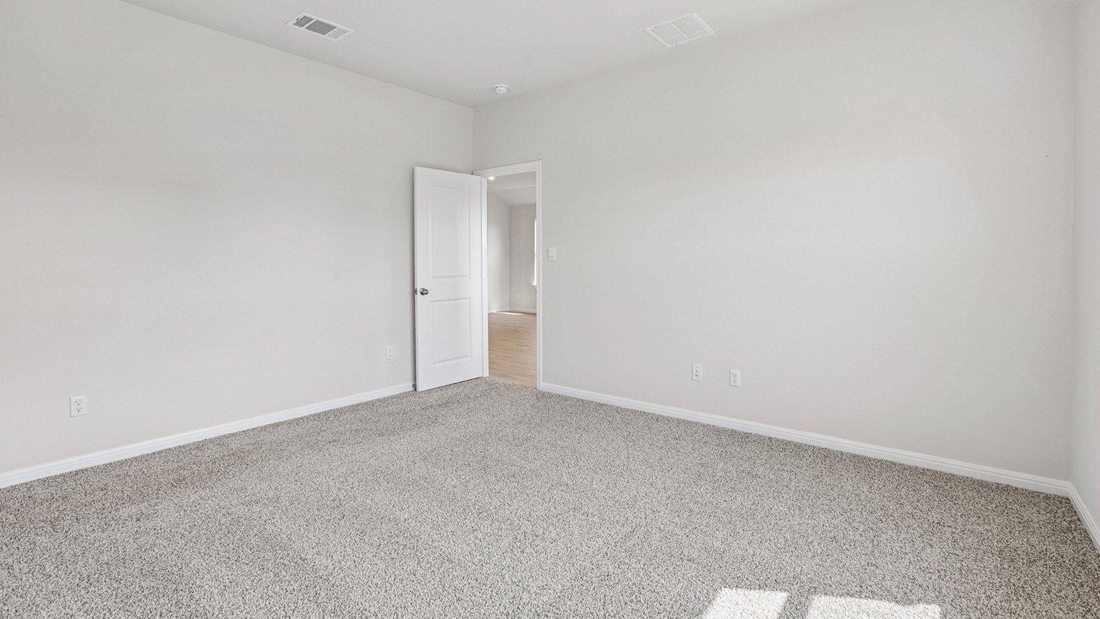 Primary bedroom located off the living area.