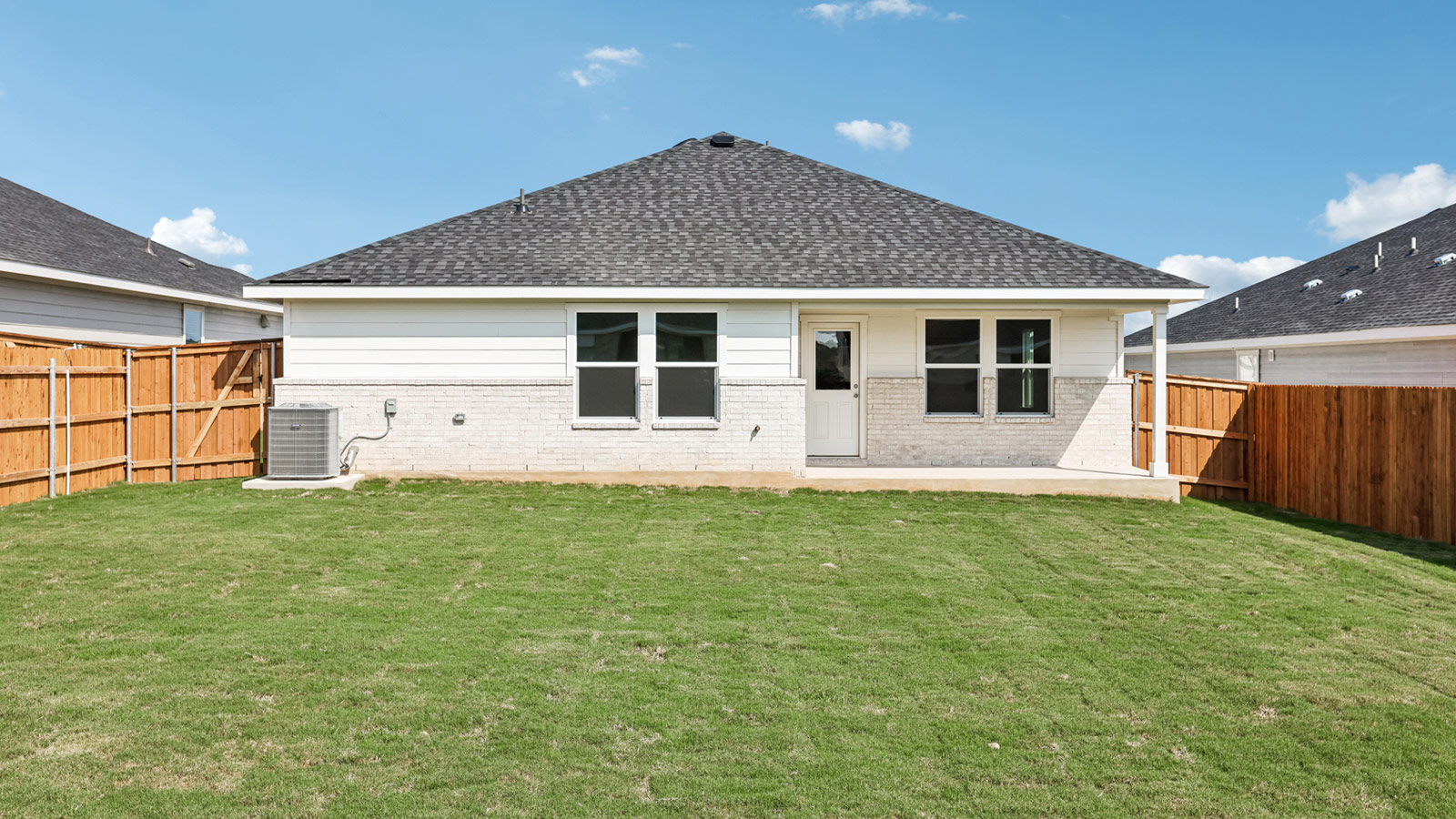 Back exterior of 125 Southridge Trail in Marble Falls, TX.