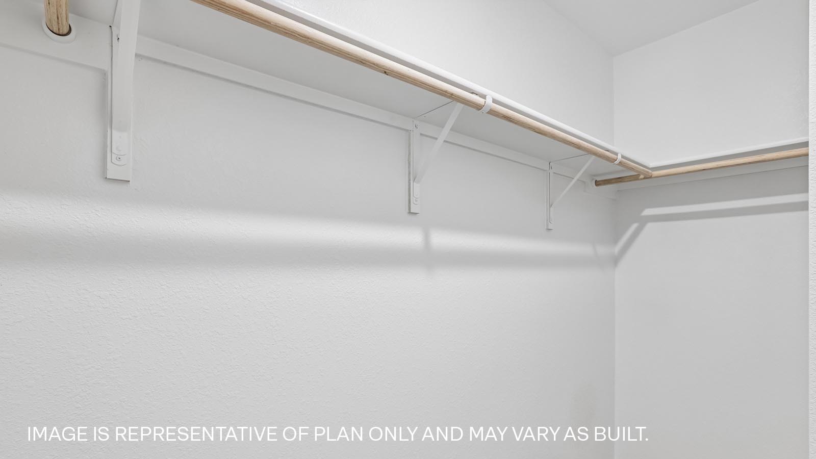 Closet in primary bathroom.