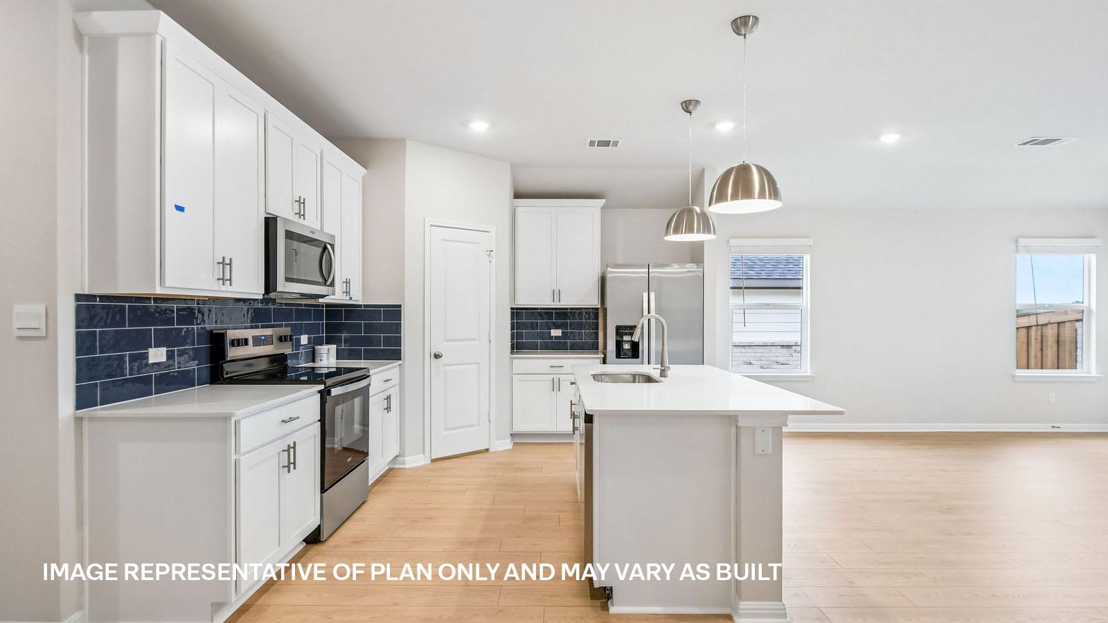 Lakeway Modern Kitchen with Island