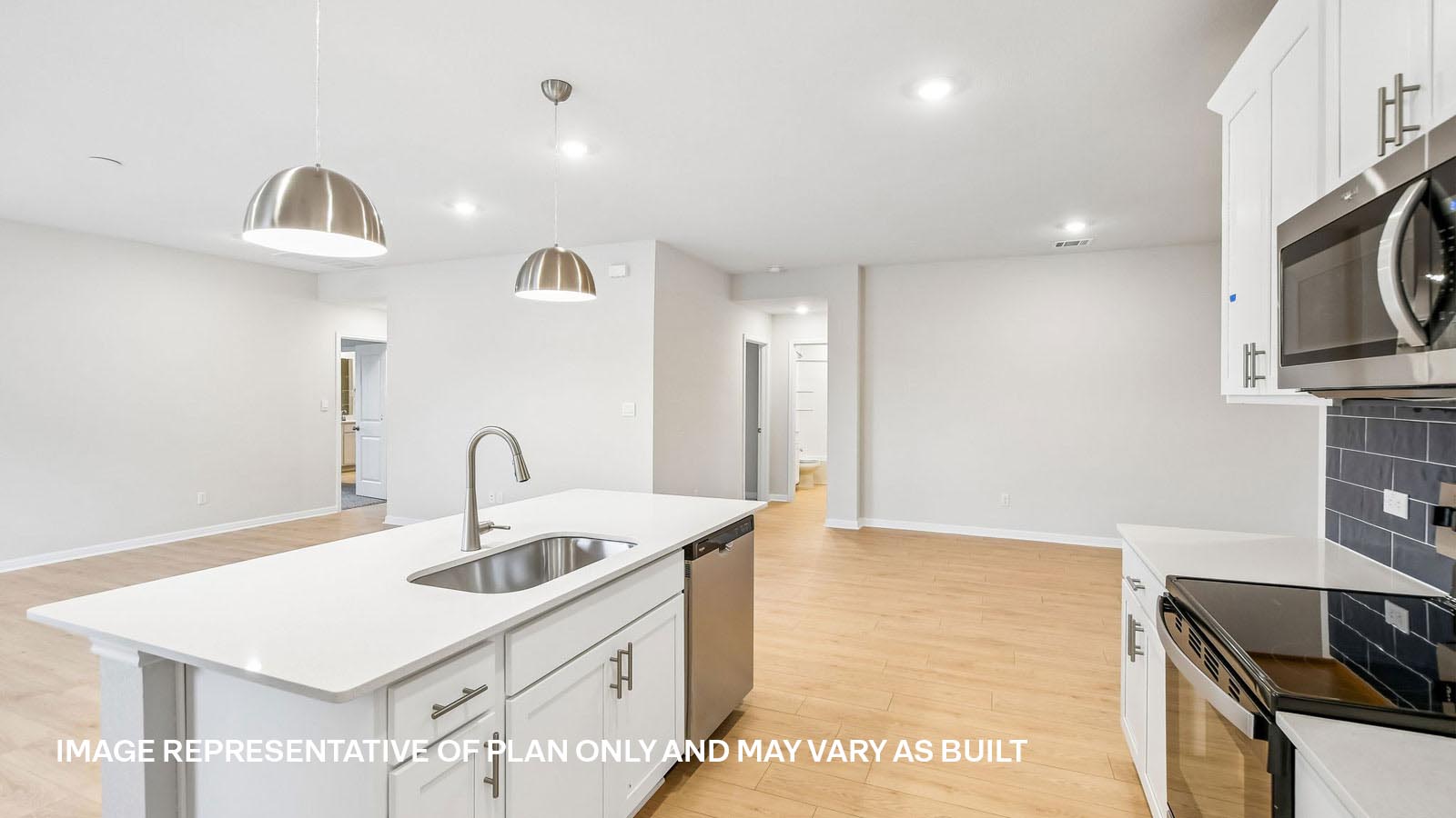 Lakeway Modern Kitchen with Island