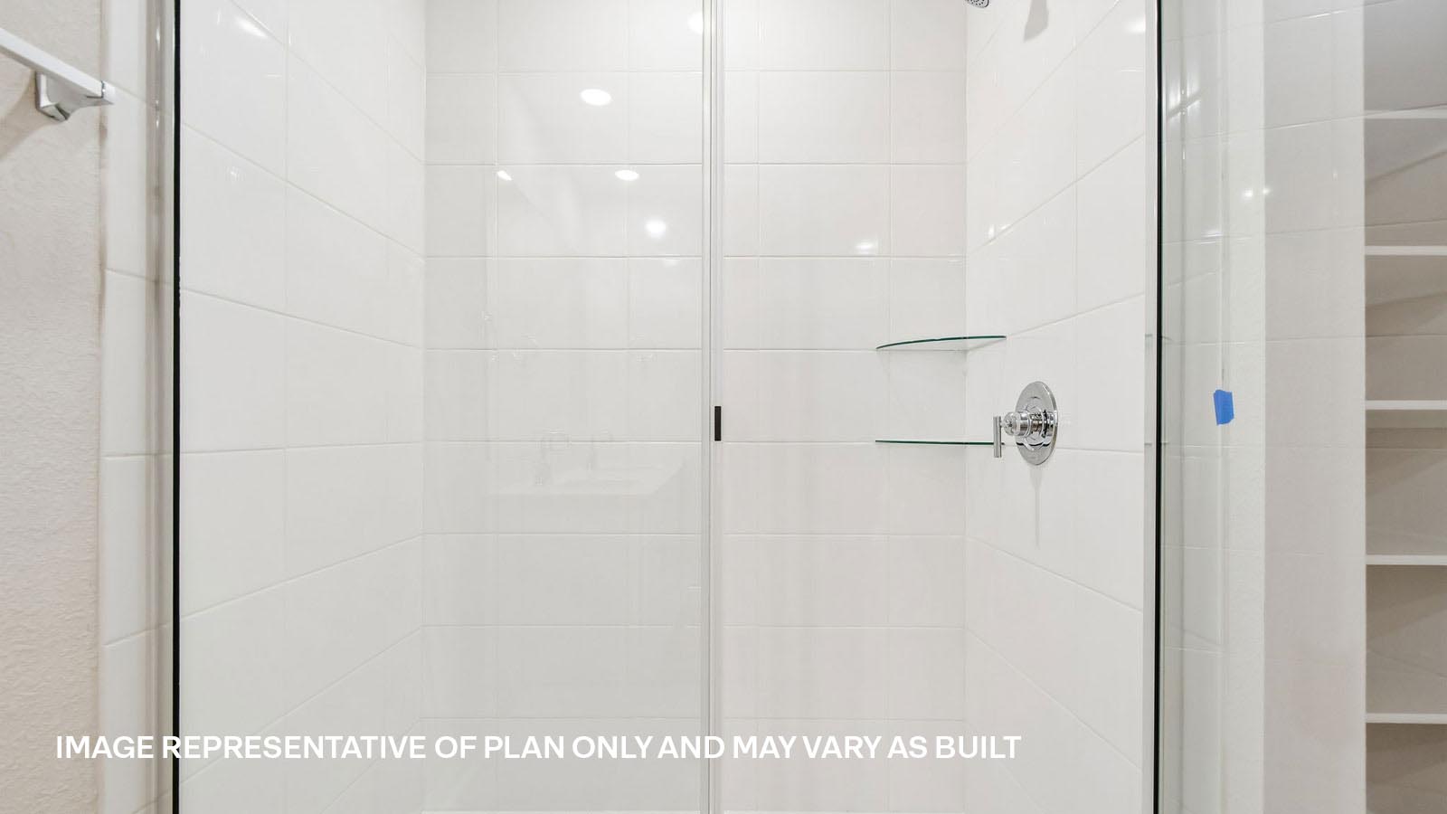 Lakeway En Suite Bathroom with Double vanity and Walk-in Shower