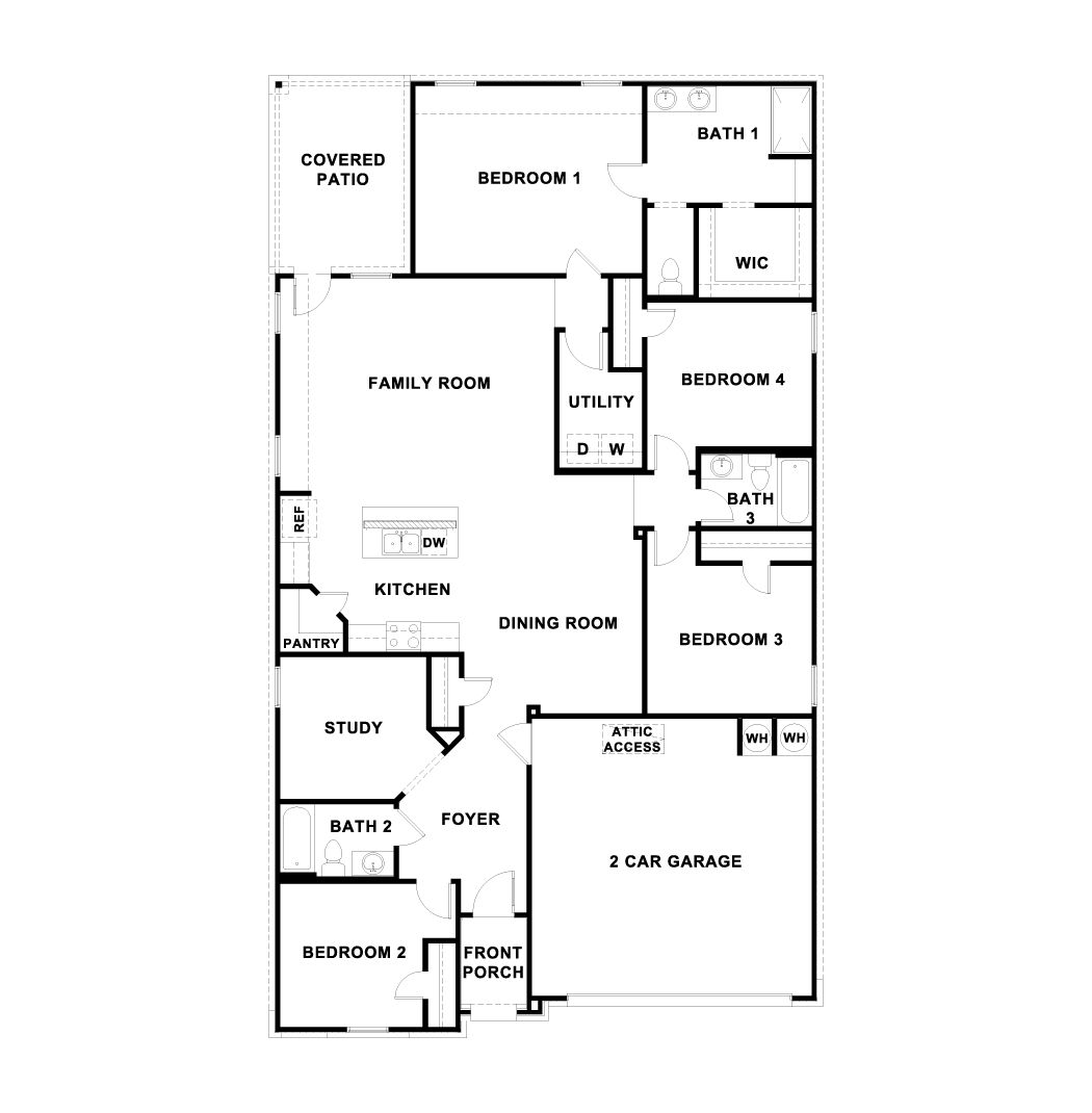 The Lakeway Floor Plan