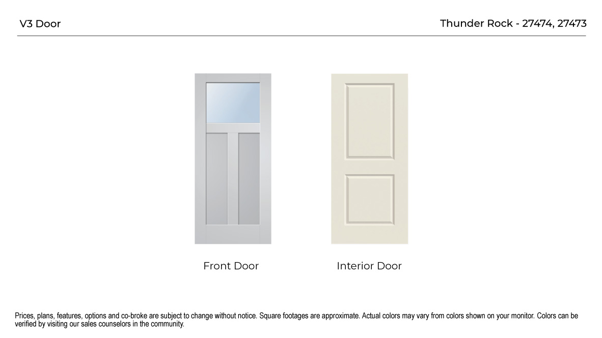 Thunder Rock Door Selection