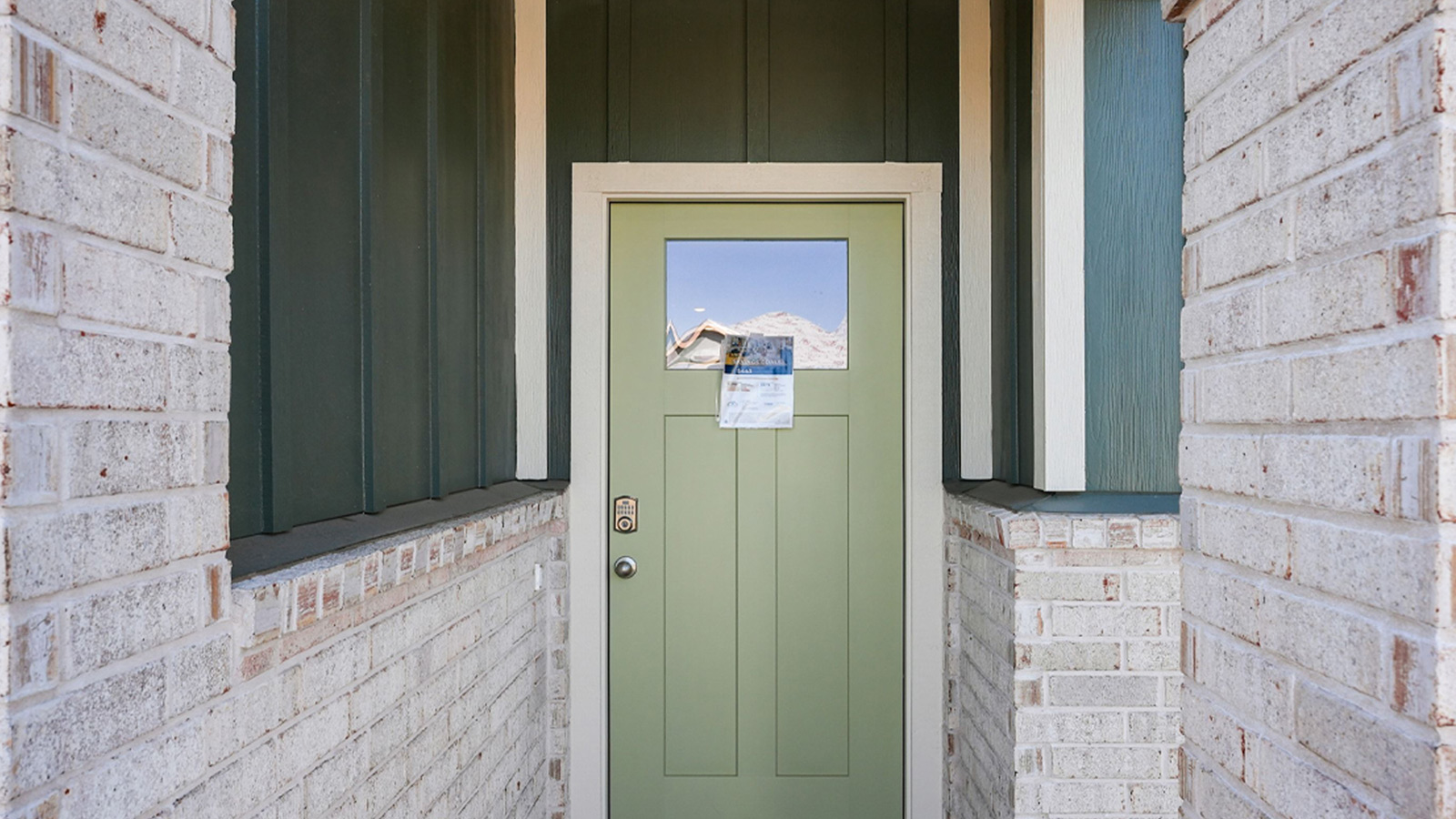 Exterior of new build home.