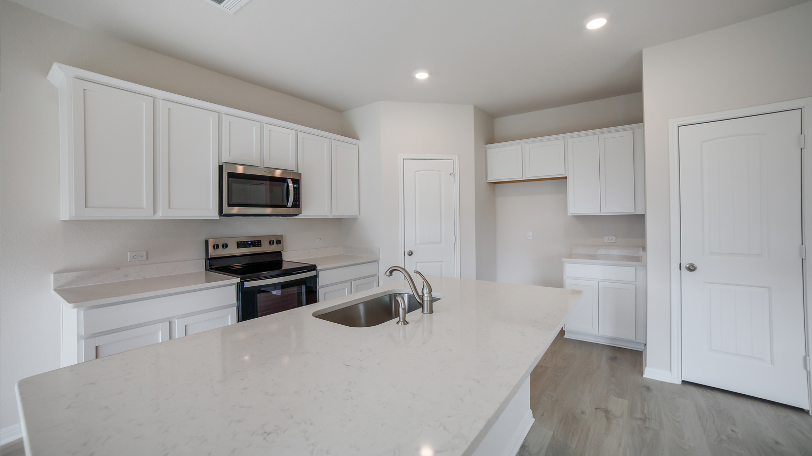 Open Concept Kitchen and Living Room