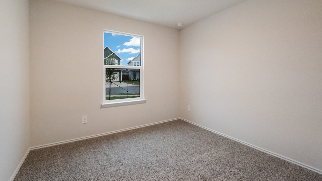 Bedroom 2 with Carpet Flooring