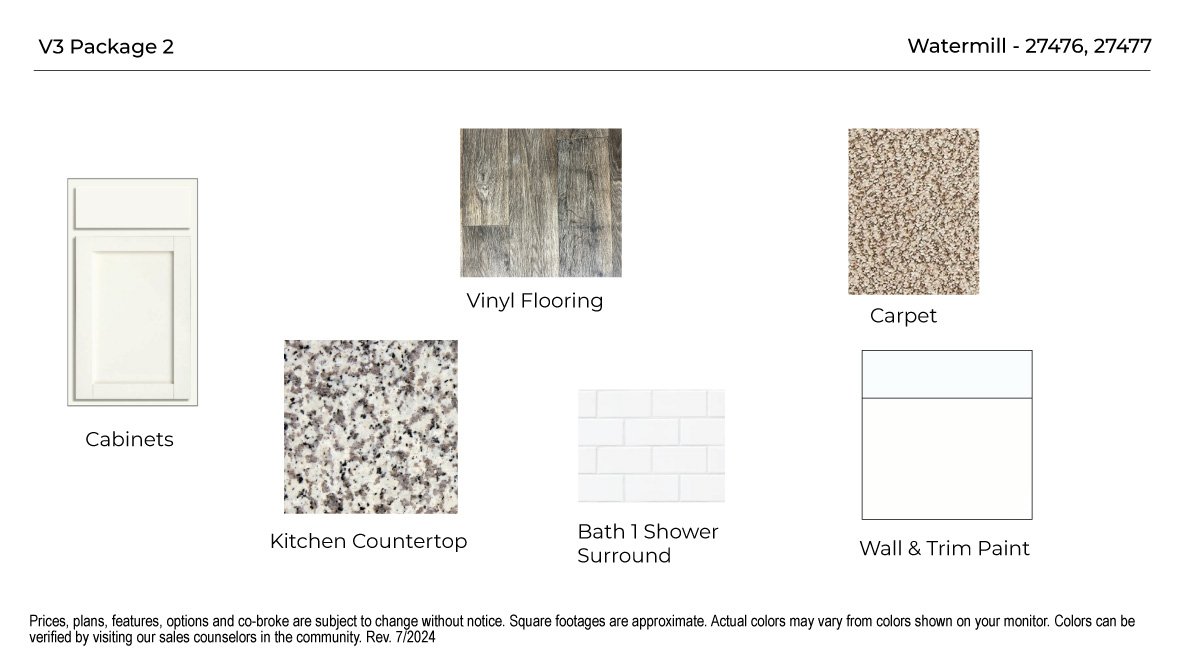 Watermill Deco Package 2 With White Cabinets