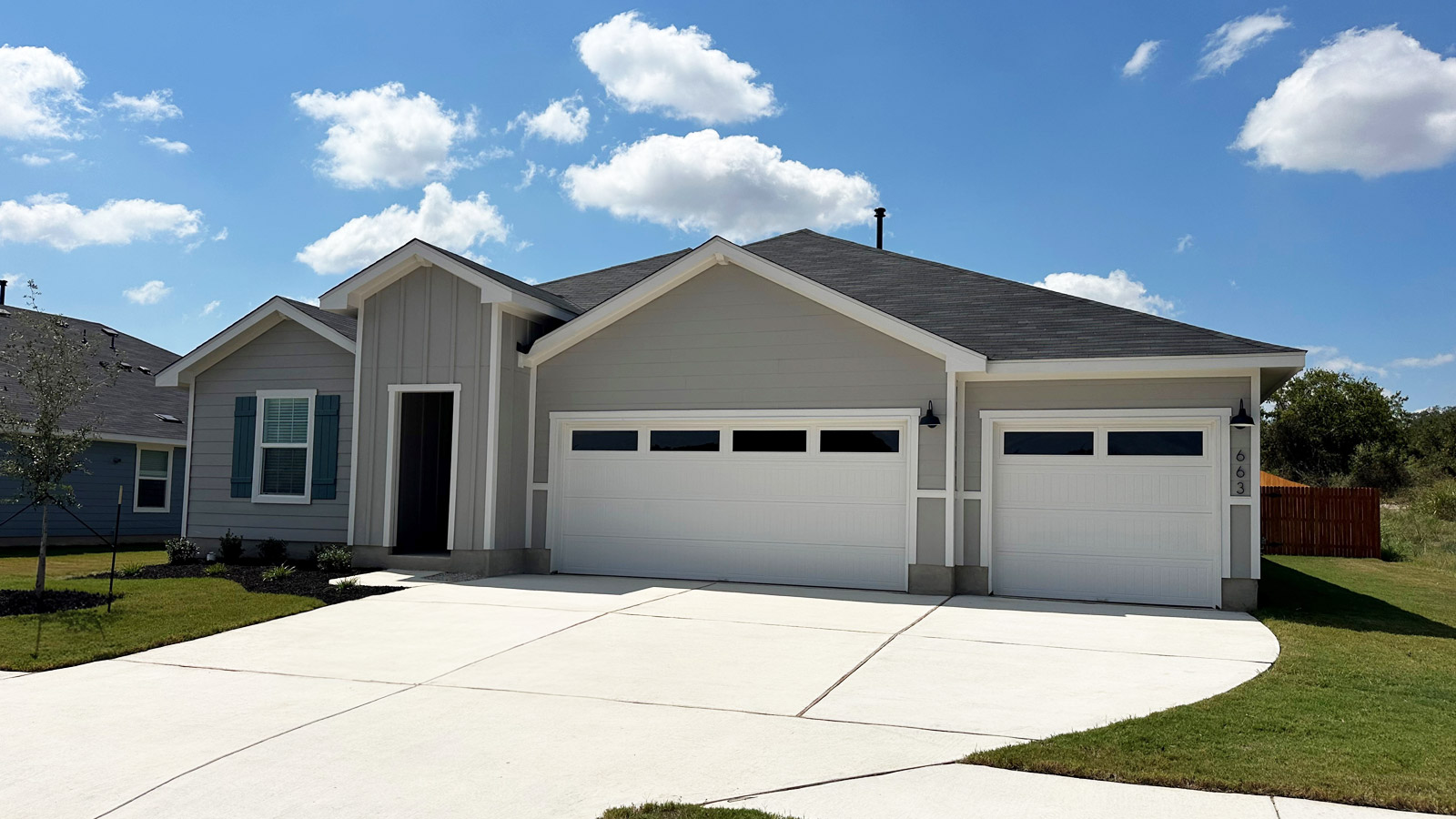The Fairfield floorplan at Watermill in Uhland, TX.