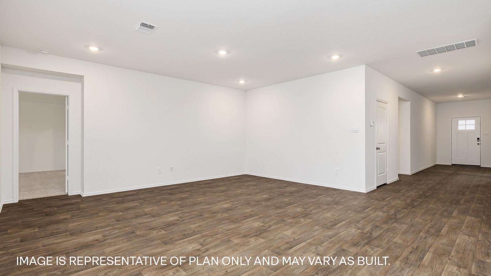 Spacious living space.