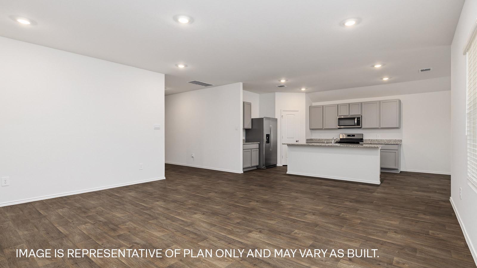 Spacious living space.