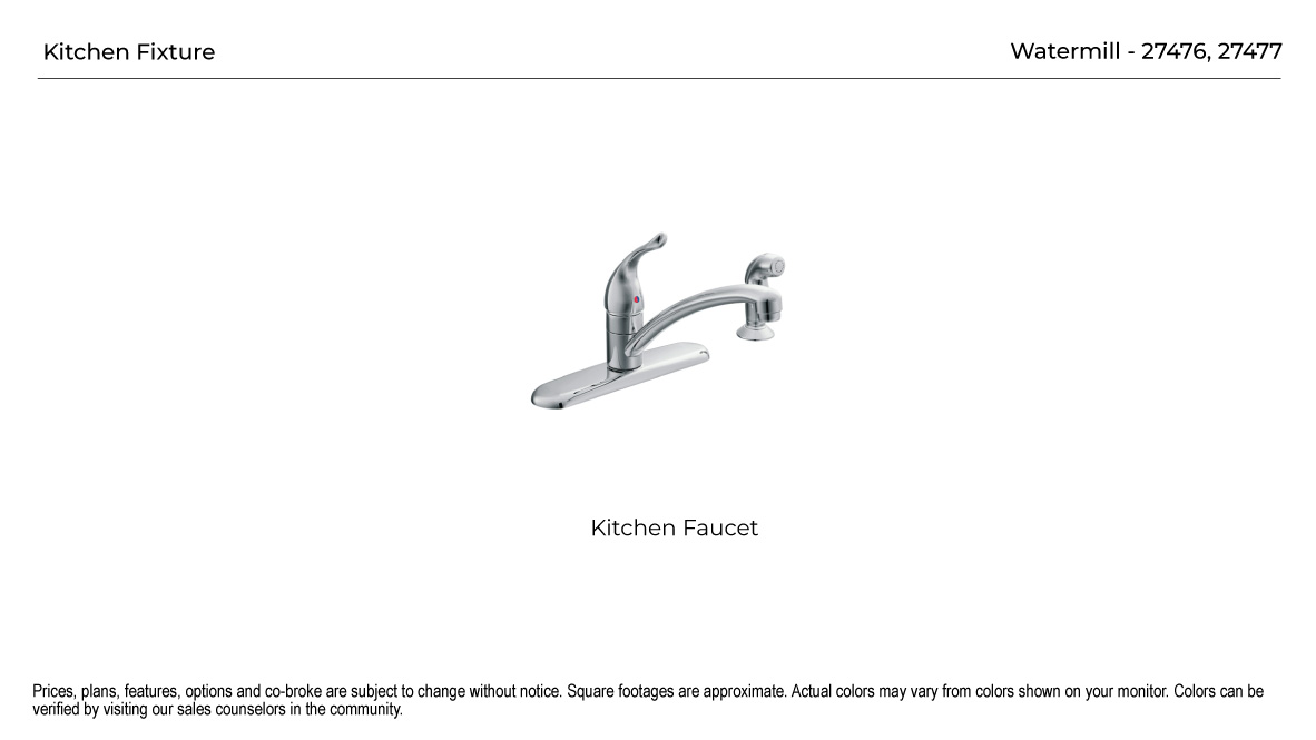Watermill Kitchen Faucet Selection