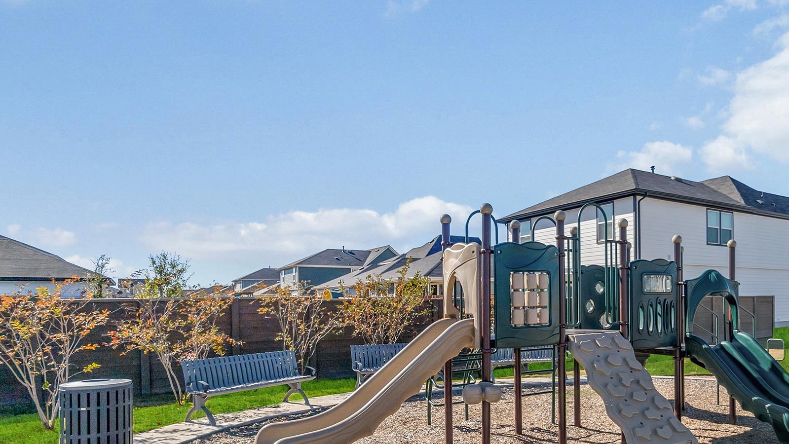 Watermill community park with jungle gym