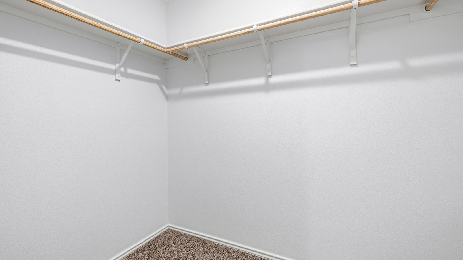 Walk-in closet in main bathroom.