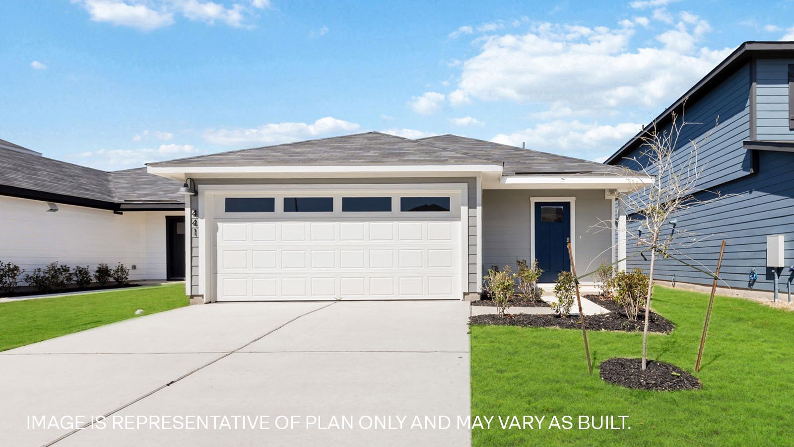 The Caprock floorplan - J Elevation