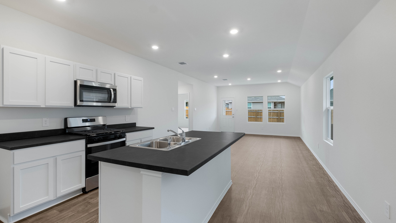 Gourmet Kitchen with Stainless Steel Appliances