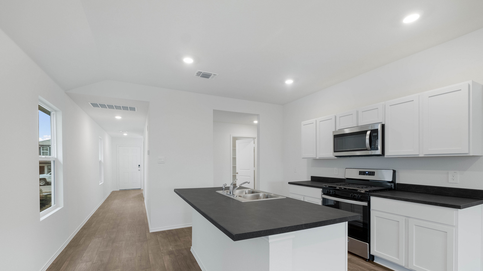 Gourmet Kitchen with Stainless Steel Appliances