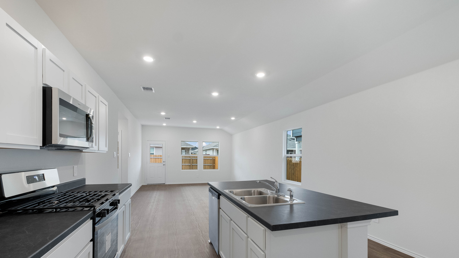Gourmet Kitchen with Stainless Steel Appliances