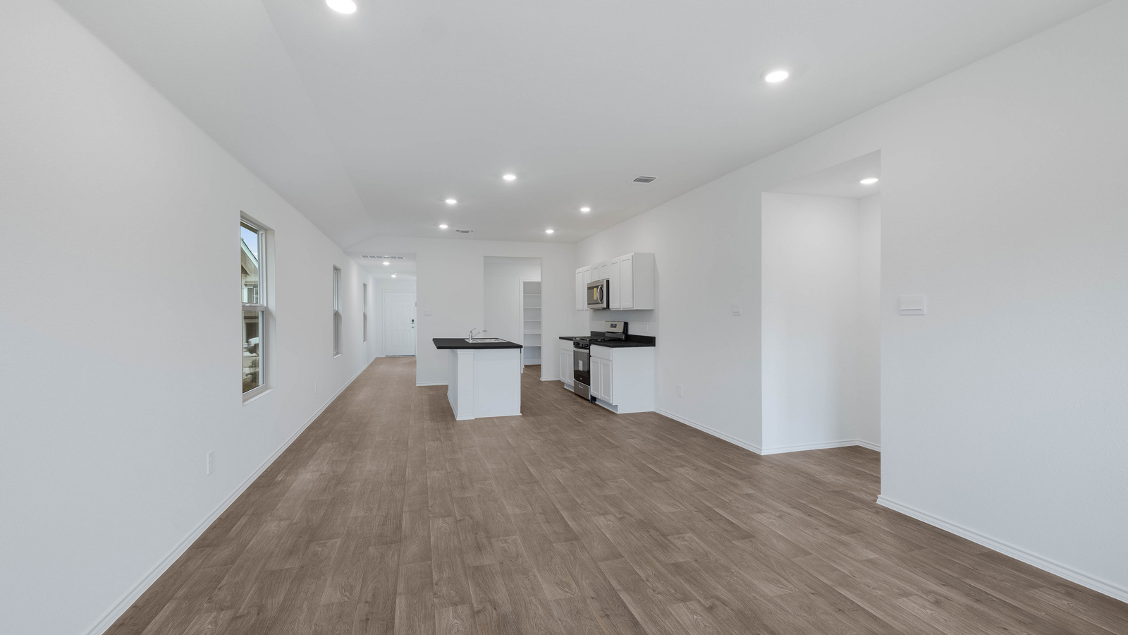 Spacious Living Room with Natural Light