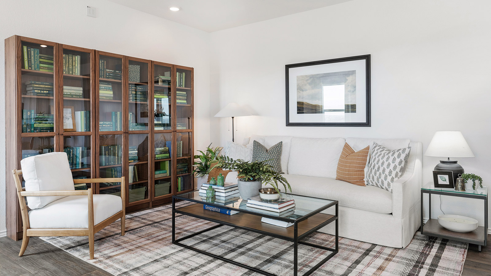 Open concept living area.