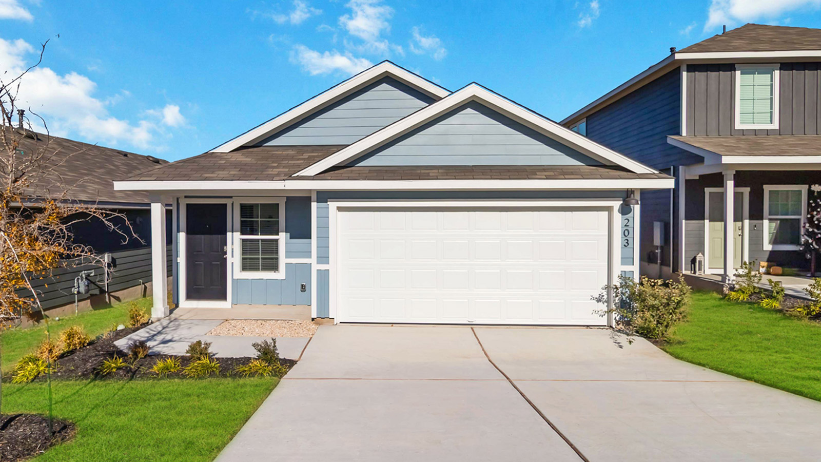 The Diana floorplan - B Elevation at Wayside in Uhland, TX. Elevation