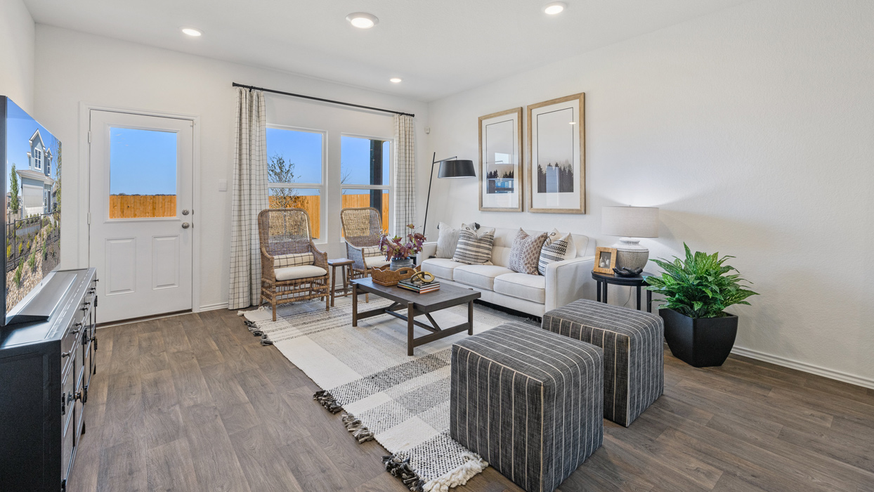 Spacious Living Room with Natural Light