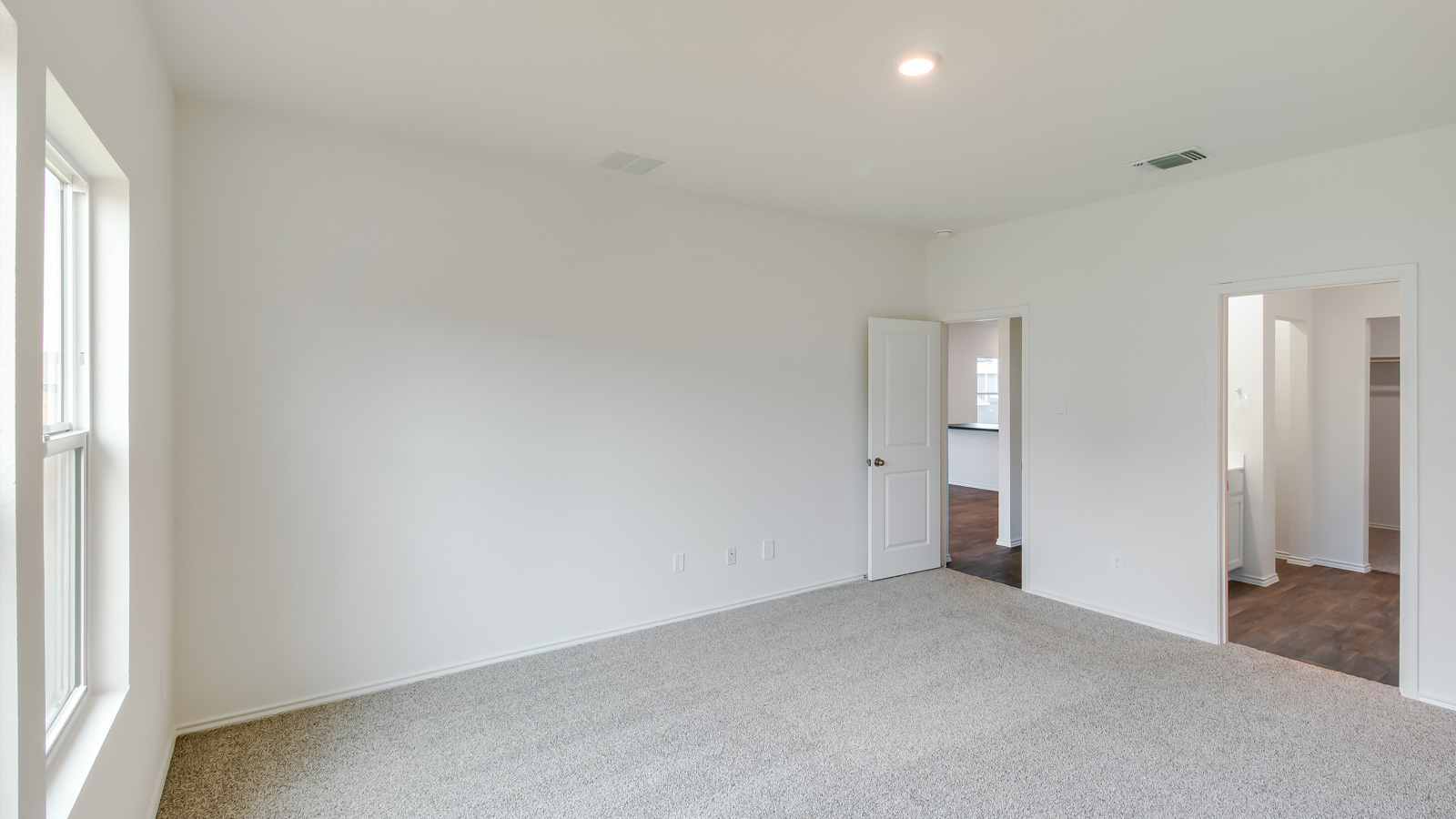 Bedroom 1 located off the living area.