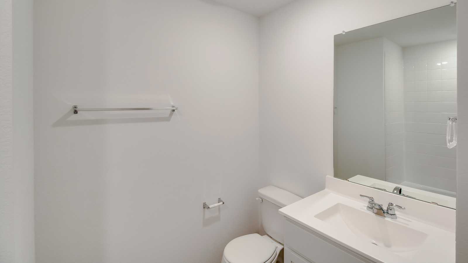 Bathroom 2 with shower and bathtub.