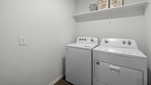 X35C Caden Floorplan laundry room gallery image – Wayside in Uhland TX