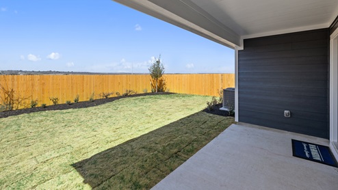X35C Caden Floorplan exterior back covered patio gallery image – Wayside in Uhland TX