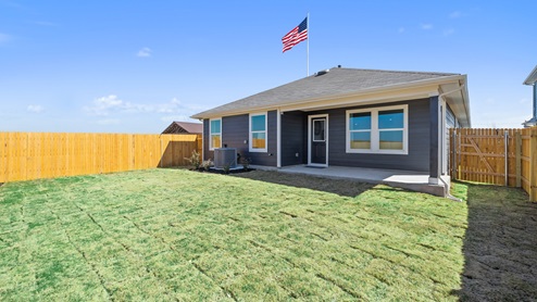 X35C Caden Floorplan exterior backyard gallery image – Wayside in Uhland TX
