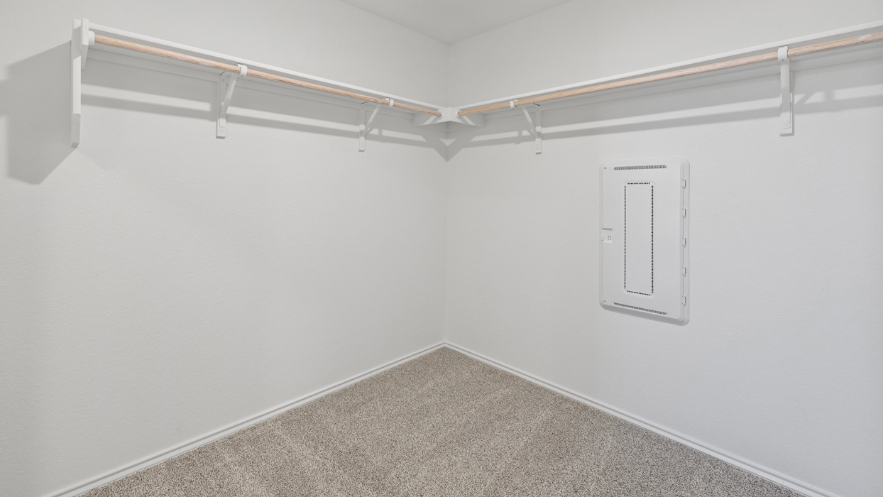 Interior walk-in closet