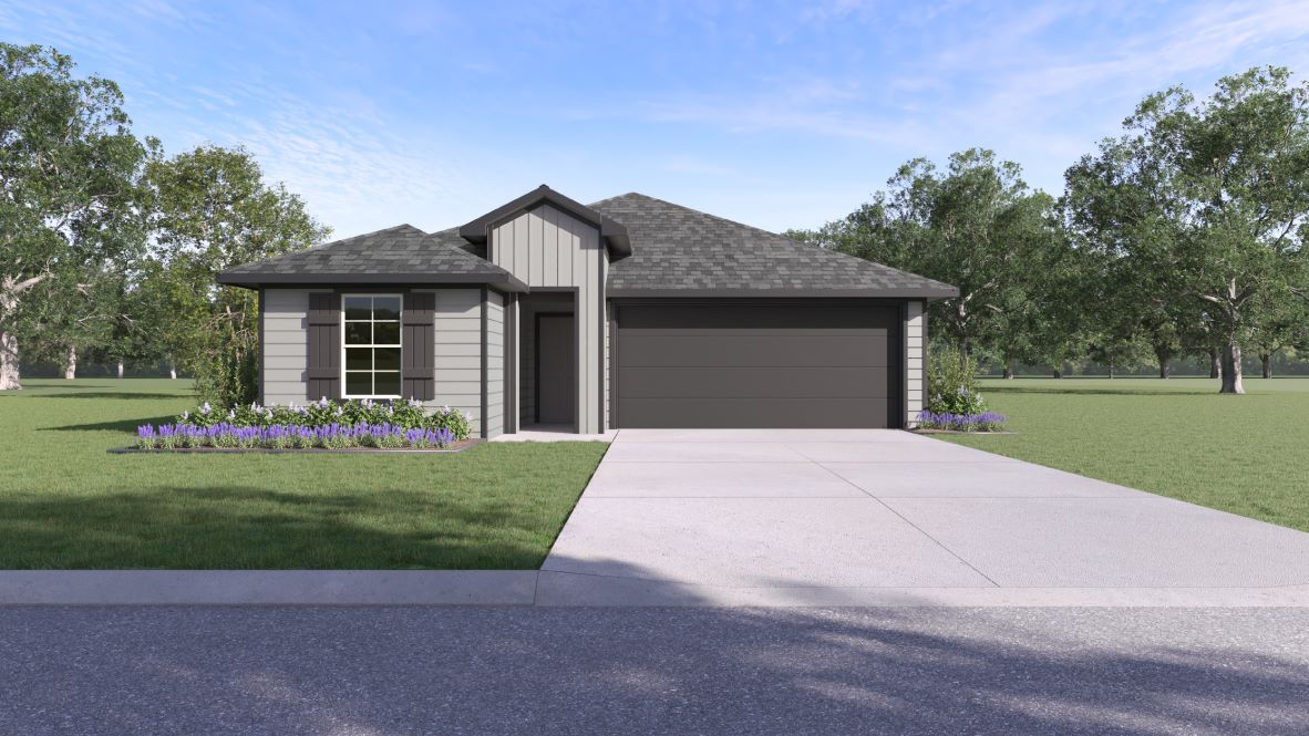 X35C The Caden Floorplan Elevation B rendering