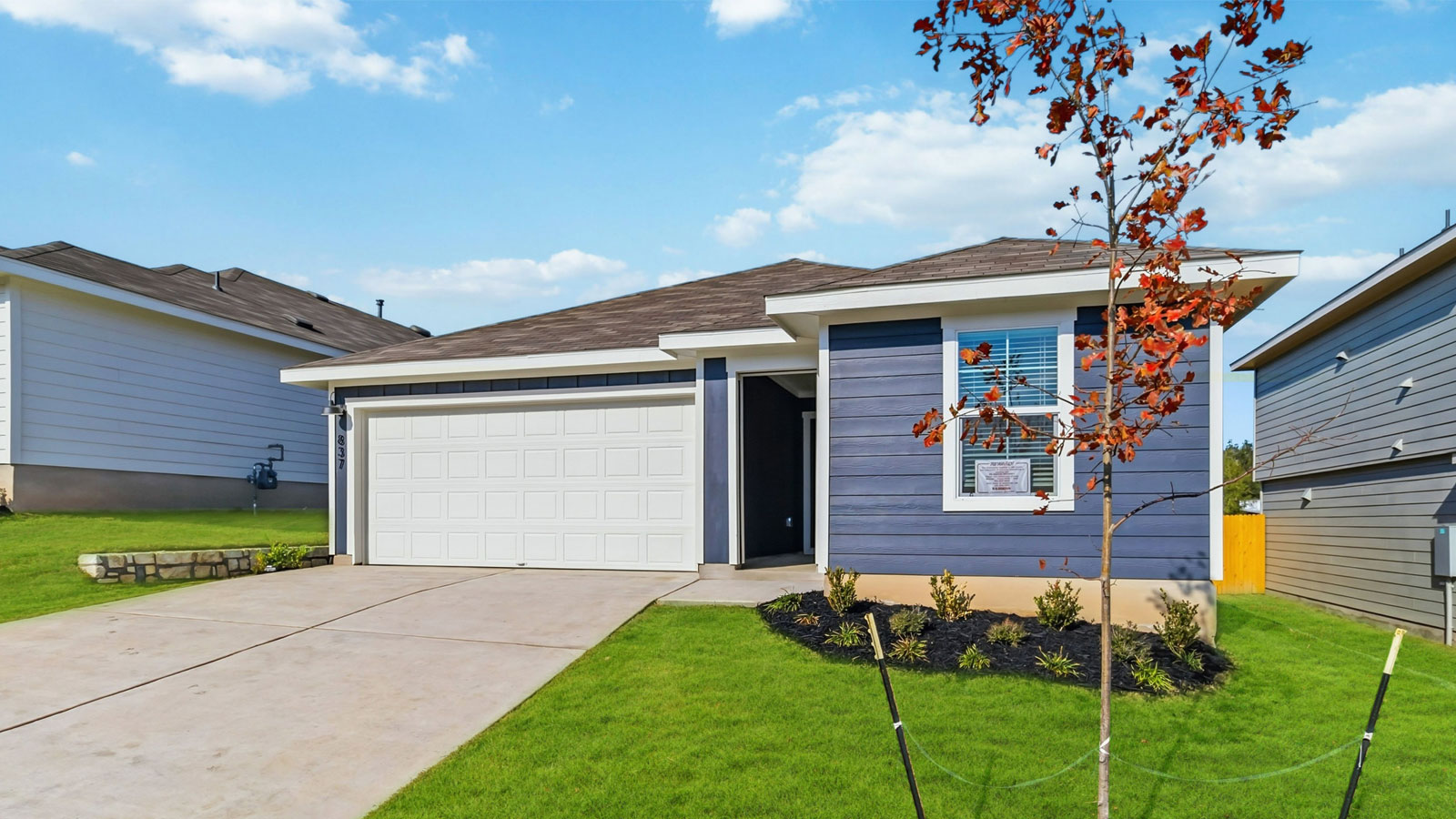 837 Arnold Loop, Uhland, TX, 78640, Wayside By D.R. Horton, 4 bed, 2 bath, 2-car garage, 1 story neighborhood view