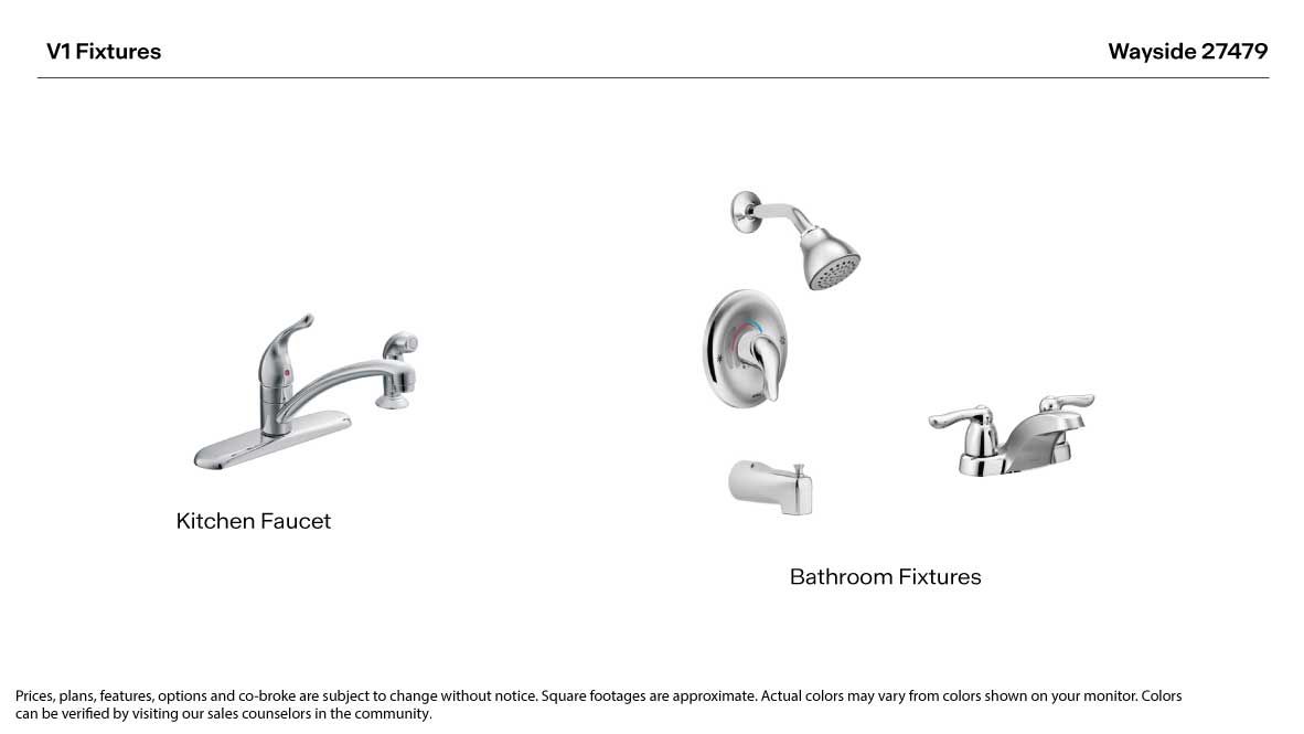 Wayside Eason Plan Fixture product options