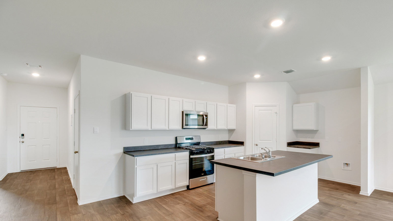 Spacious Kitchen with Stainless Steel Appliances
