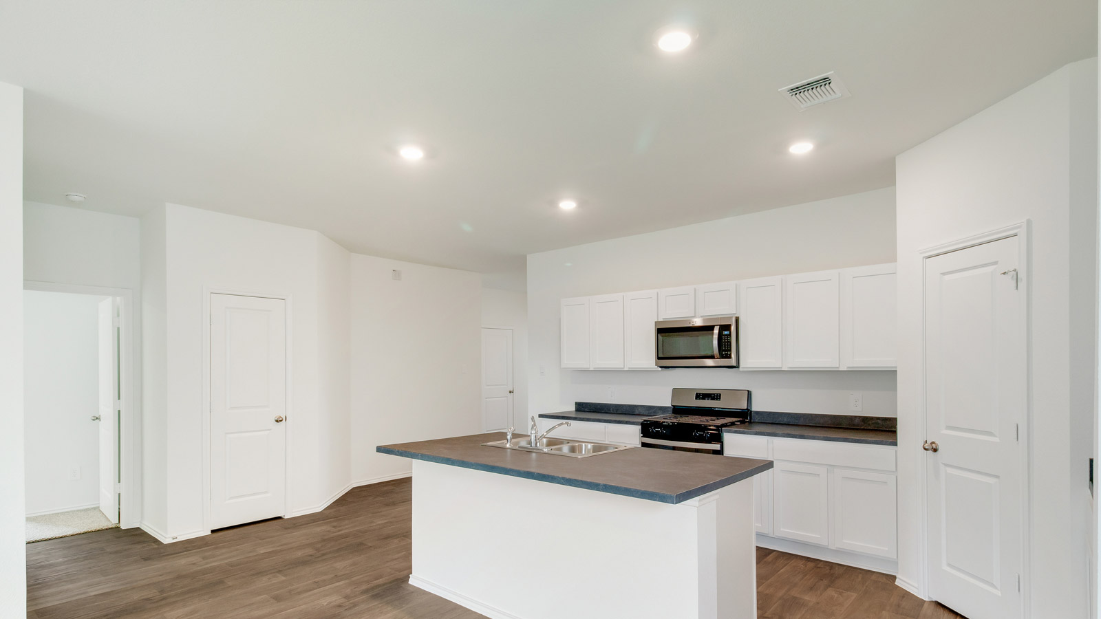 Spacious Kitchen with Stainless Steel Appliances