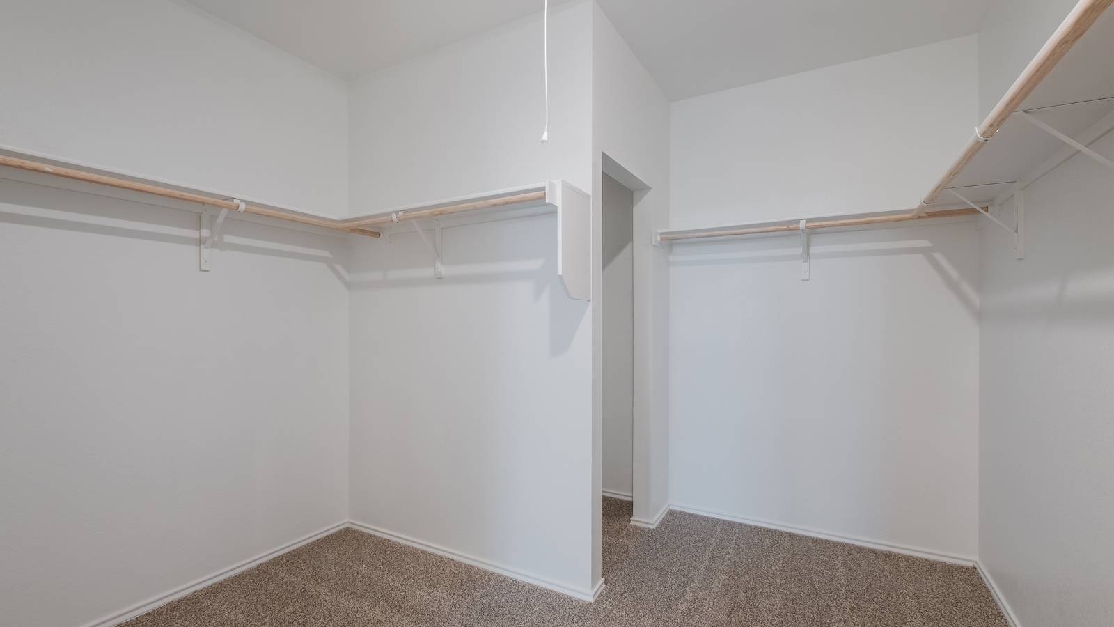 Bathroom 1 with walk-in shower and large walk-in closet.