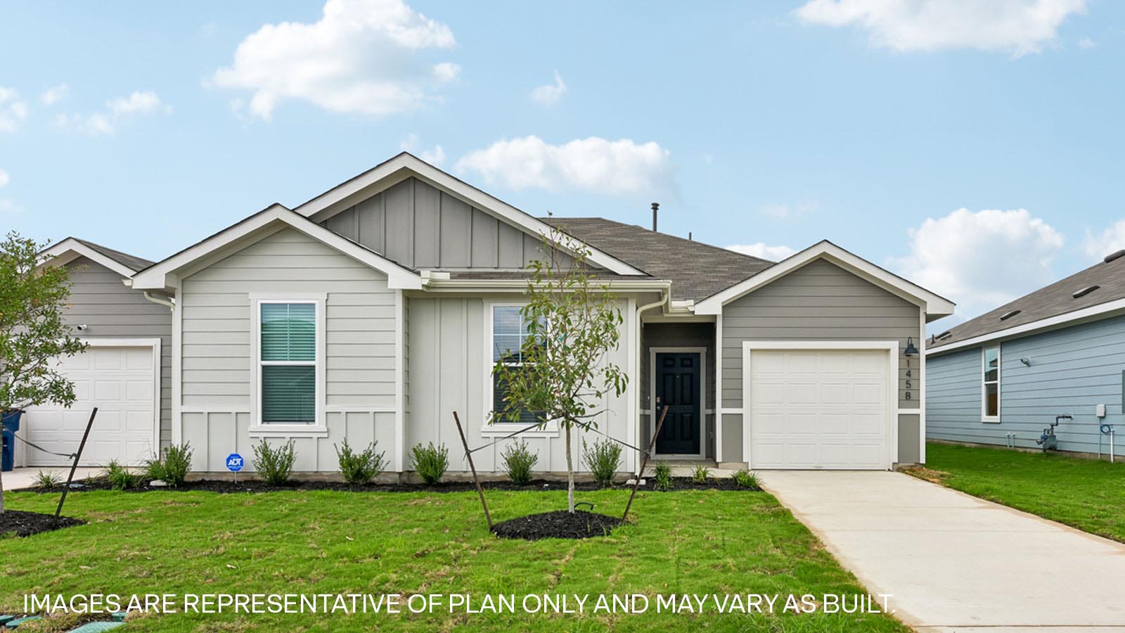 The Sarah Floorplan at Wayside- Elevation B in Uhland, TX