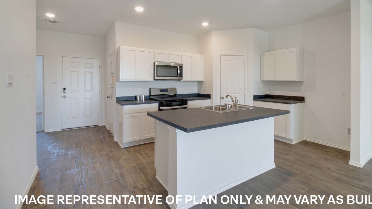 Maddie Open Floorplan Kitchen with Island