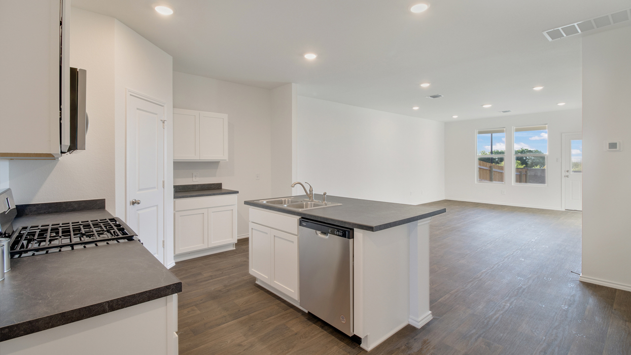 Open Concept Kitchen and Living Room