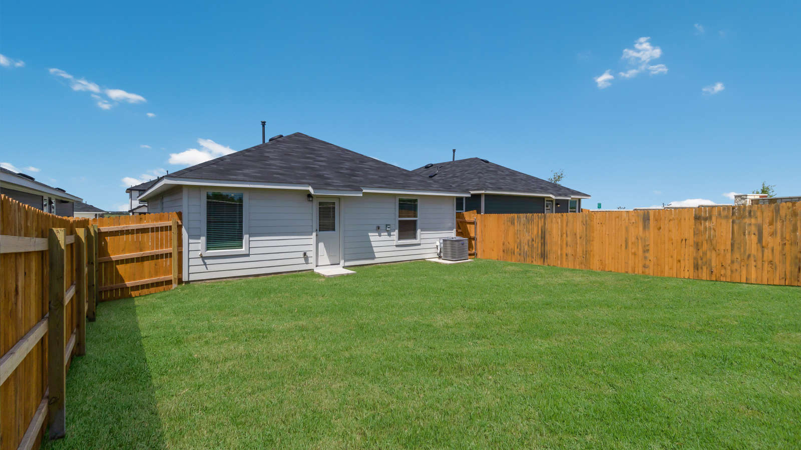 Backyard - The Barton Plan - Wayside Presented By D.R. Horton in Uhland Texas