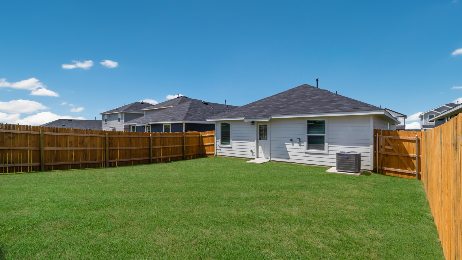 Backyard - The Barton Plan - Wayside Presented By D.R. Horton in Uhland Texas