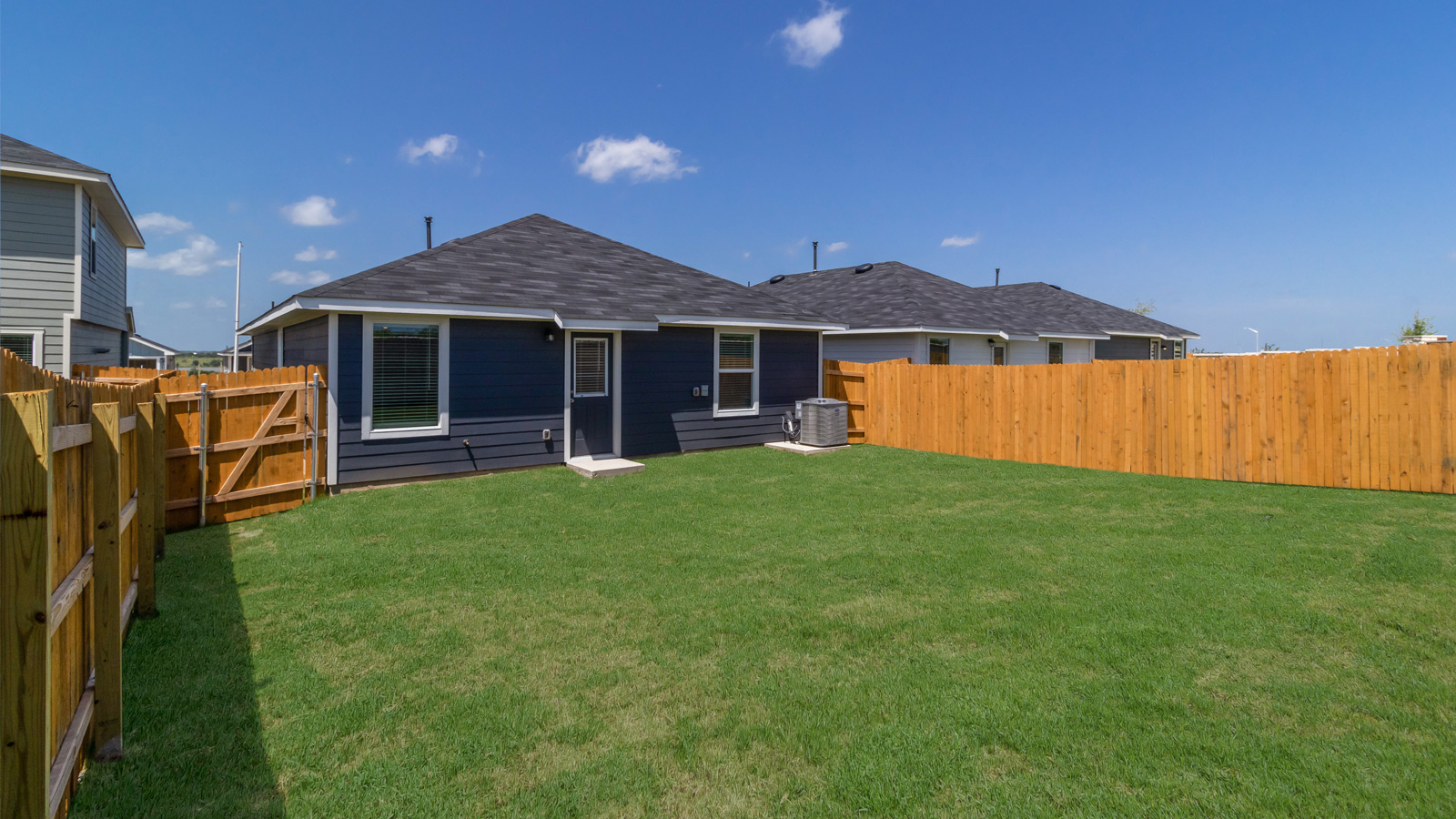 Backyard - The Davis Plan - Wayside Presented By D.R. Horton in Uhland Texas