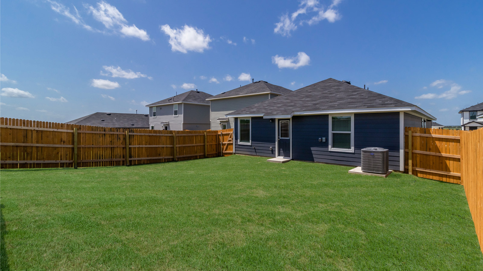 Backyard - The Davis Plan - Wayside Presented By D.R. Horton in Uhland Texas