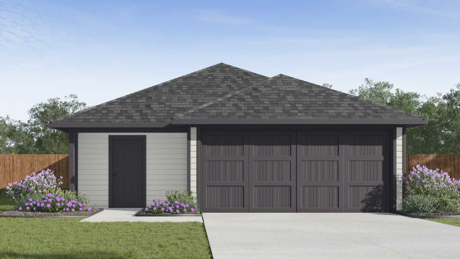 Front Rendering - The Davis Plan - Wayside Presented By D.R. Horton in Uhland Texas