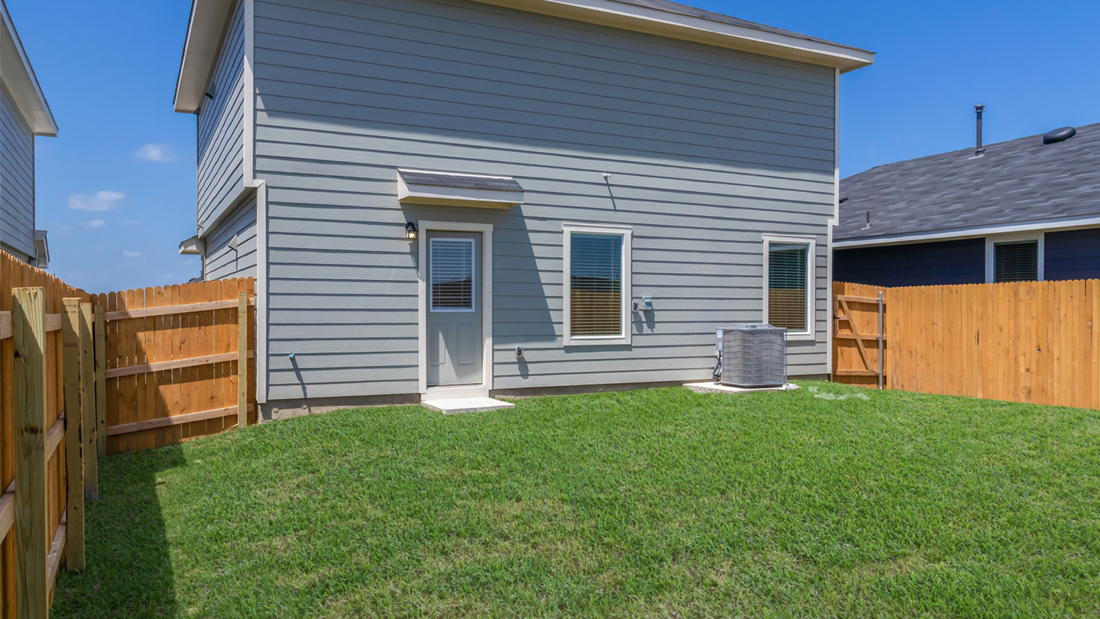 Backyard - The Davis Plan - Wayside Presented By D.R. Horton in Uhland Texas