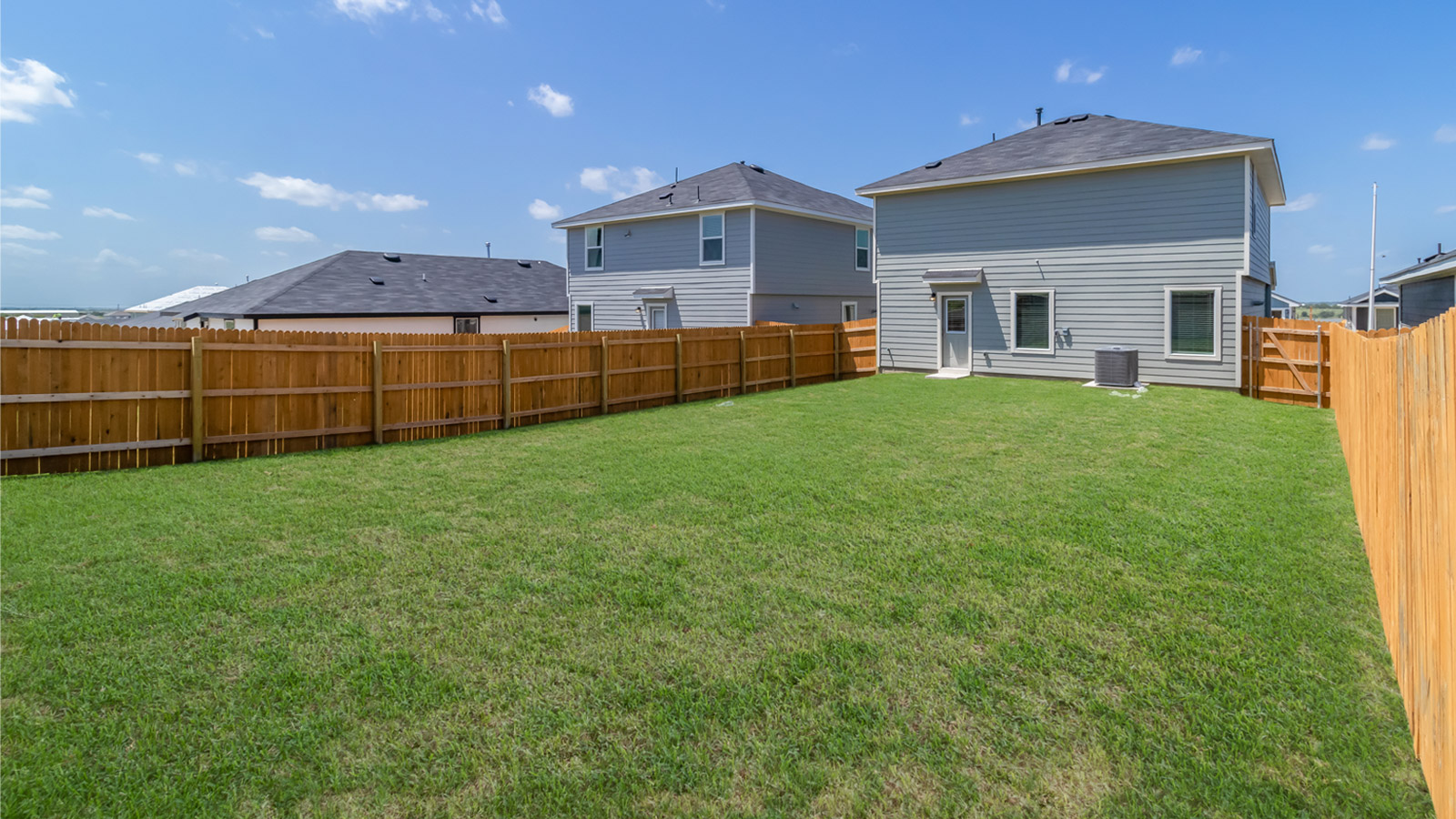 Backyard - The Davis Plan - Wayside Presented By D.R. Horton in Uhland Texas